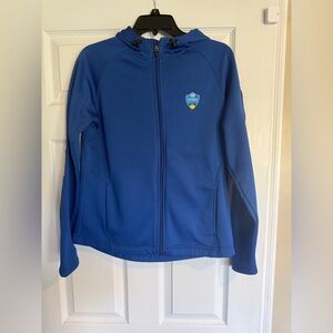 Pro Tennis Western&Southern Open Official Zip Up Hoodie Sport Tek Ladies M Blue